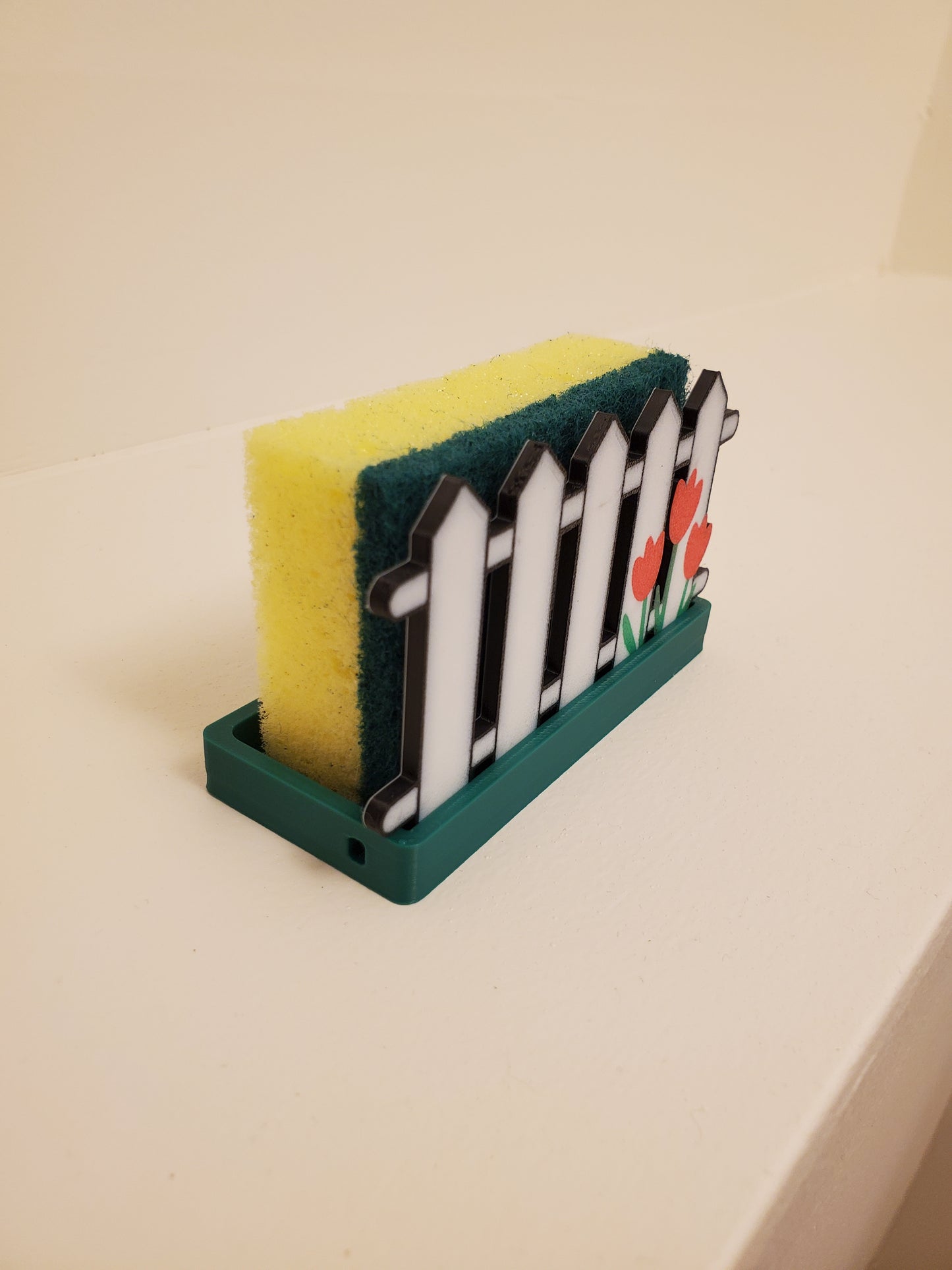 Fence Flower Sponge Holder image 2