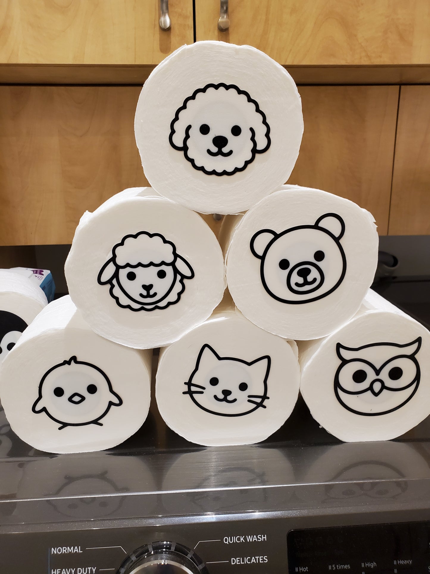 Cute Toilet Roll Covers image 1